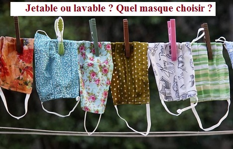 jetable ou lavable quel masque choisir ?